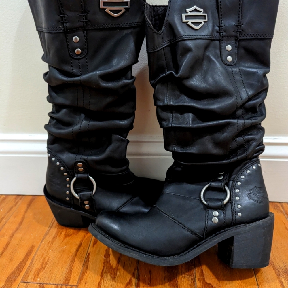 Women's Harley Davidson boots size 8